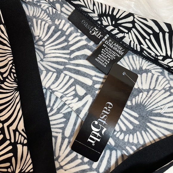 Nwt East 5th Black and White Tank Top - Picture 12 of 12